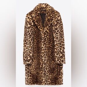 2017 FAUX FUR LEOPARD COAT